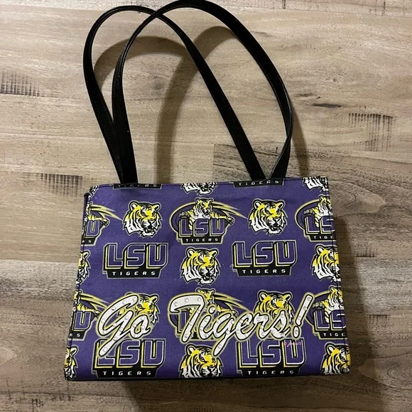 SEQUIN LSU PURSE - Picture 1 of 5
